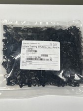 1/4" Black Nylon Cable Clamps - NEW - Lot of 700
