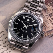 Sugess S433.03 DD Date  Day Business Seagull Automatic Mechanical Mens Watch