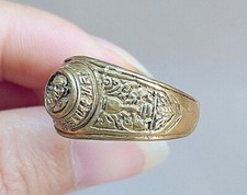 Ring LP Ngern Rare Buddha Amulet Wealth Thai Rare Talisman Size US 9.5  #R027