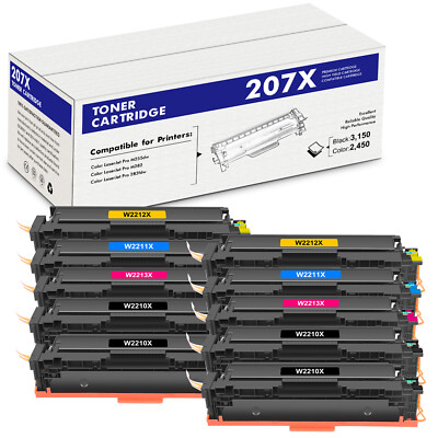 Toner Für HP 207X 207A Color LaserJet Pro MFP M255dw/nw M283fdw M283fdn M282nw