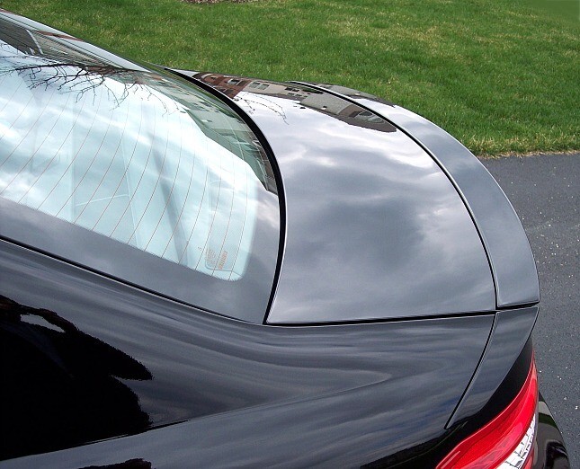 Mercedes C-Class W204 Sedan 08-14 3pc Brabus Color 775  Silver Trunk Spoiler