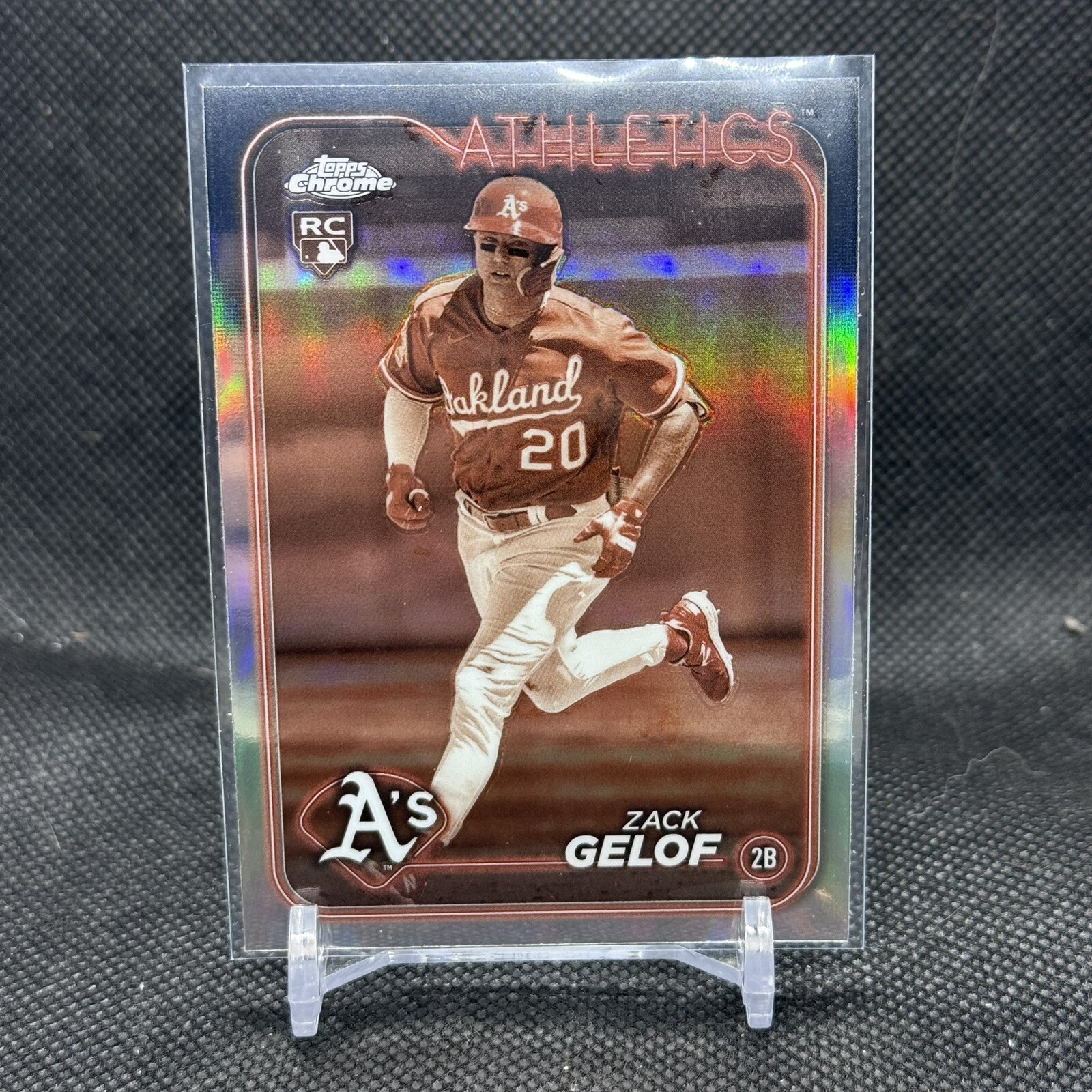 2024 Topps Chrome Zack Gelof Rookie Card RC Sepia Refractor #282 - Athletics