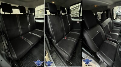 TAILORED SEAT COVERS For TOYOTA PROACE VERSO 9 SEAT 2017-2025 LEATHER & ALICANTE