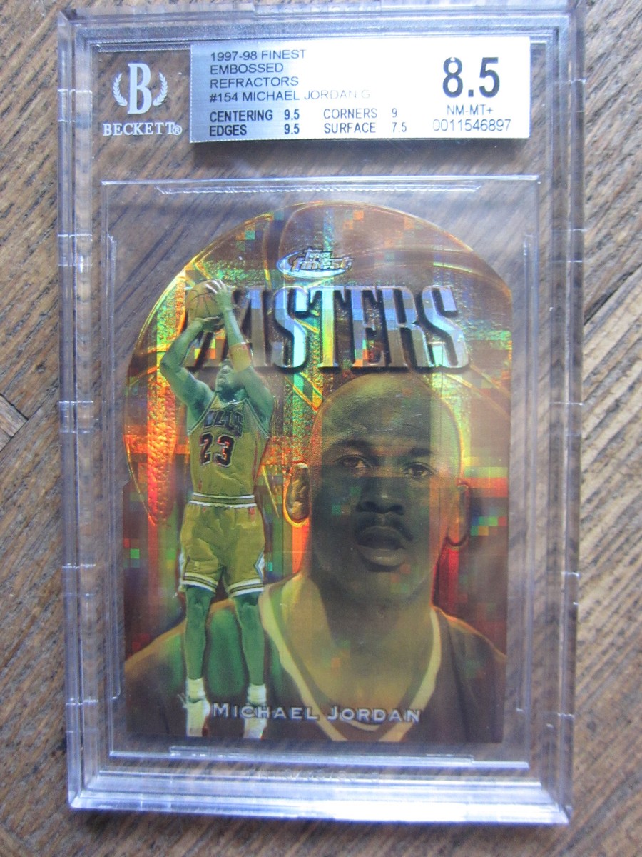 Michael jordan refractor finest ジョーダン　レア 1993 Finest Michael Jordan Refractor | PSA CardFacts®