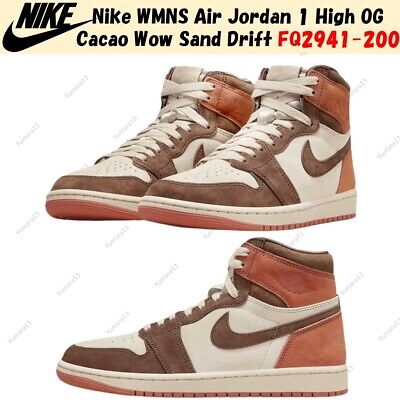 Nike WMNS Air Jordan 1 High OG Cacao Wow Sand Drift FQ2941-200 US Women's  5-15