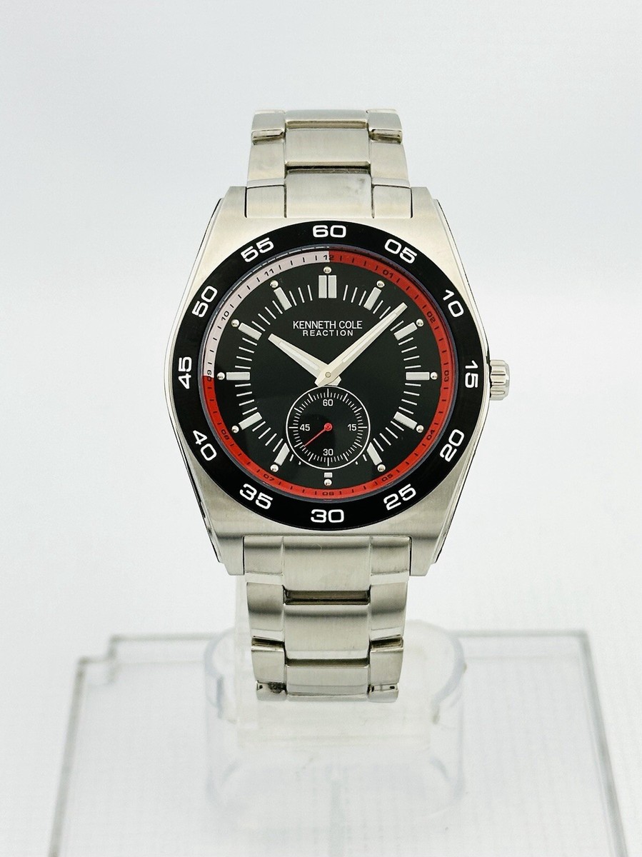 Kenneth Cole KC3764 Black Dial Stainless Steel Bracelet Dress