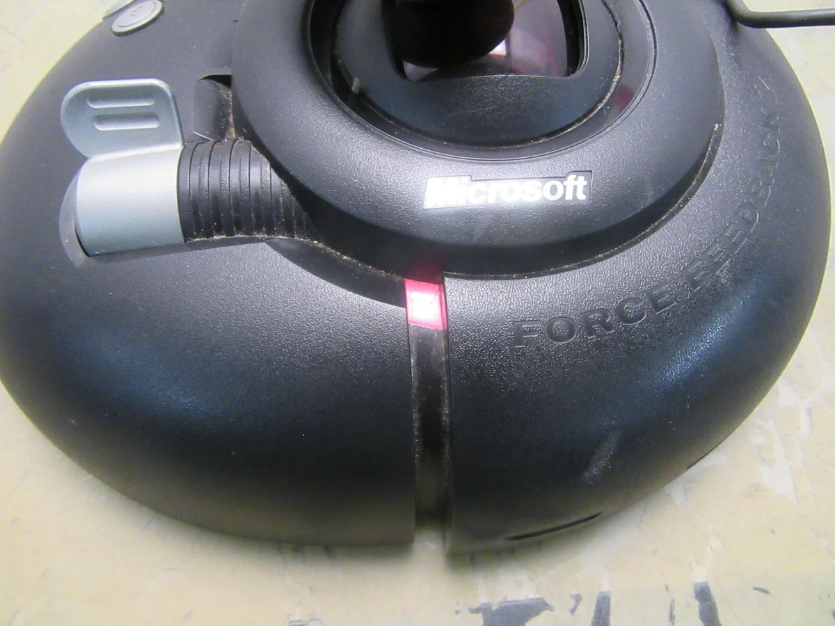 Microsoft Sidewinder Force Feedback 2 Joystick PN X08-58736 (#2) [5*H-1]