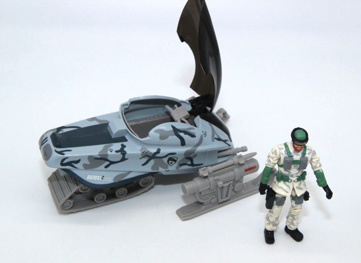 2008 GI Joe Arctic Rockslide ATAV Loose Vehicle Hasbro