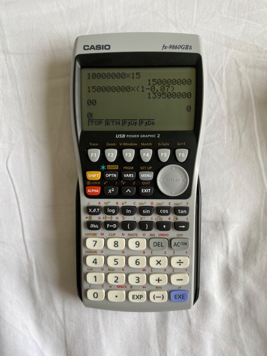 Casio FX-9860GII Graphing Calculator for sale online | eBay
