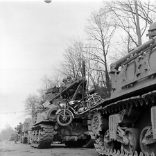 WW2 WWII Photo World War Two / US Army Vehicles Frankfurt Germany 1945 US 162