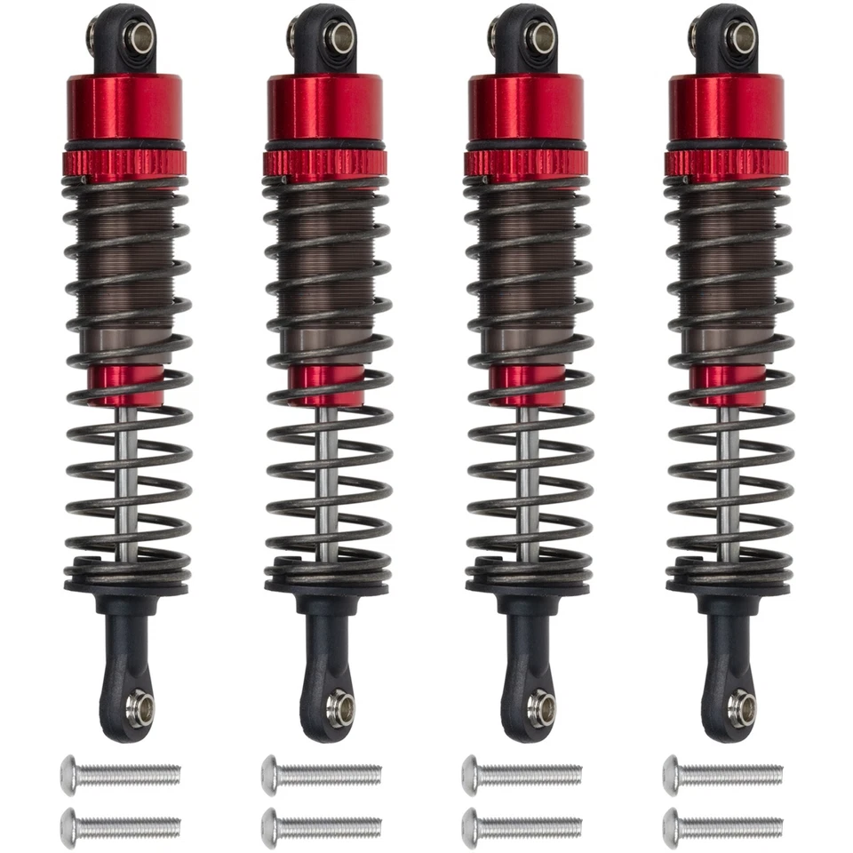 Amortiguador de aceite de aluminio ajustable para piezas Tamiya CC-02 Axial SCX10 Capra - Imagen 2 de 2