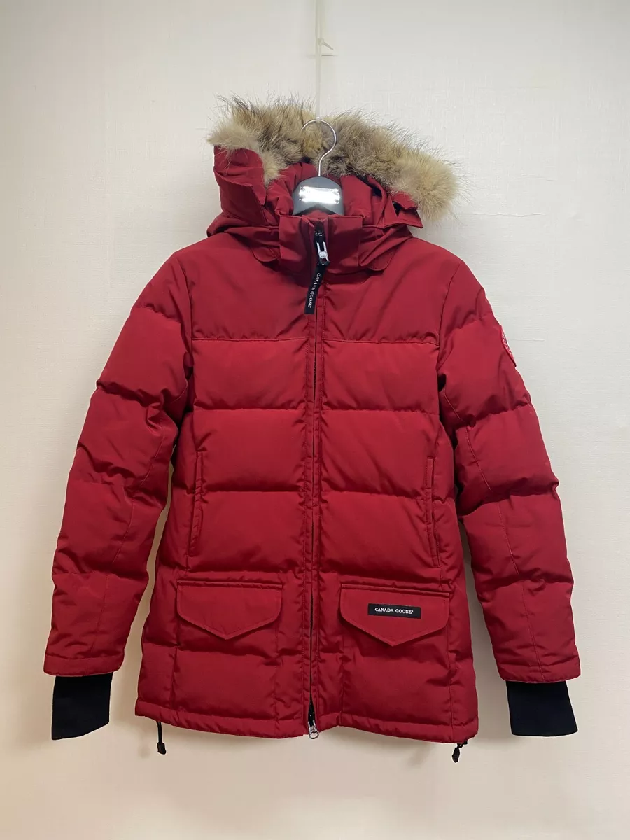 Canada Goose Womens Solaris Fur it Parka Coat Down Jacket Size XS Redwood