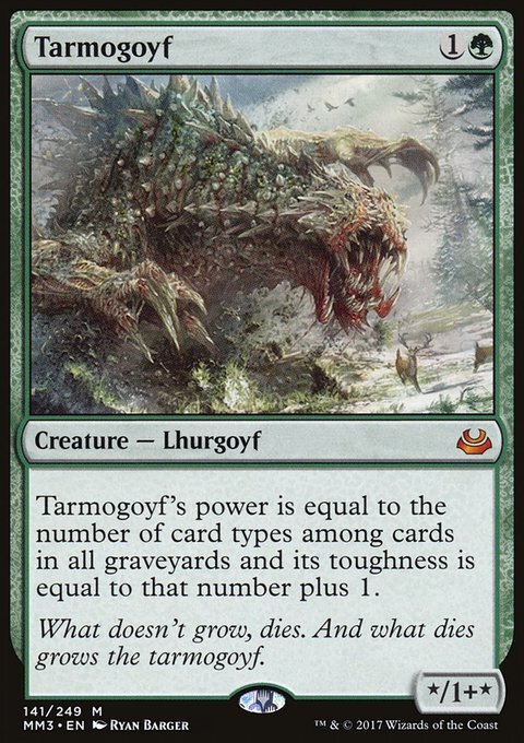 【4枚セット】タルモゴイフ/Tarmogoyf【mtg】 MTG Magic the Gathering Tarmogoyf (141/270) Modern Masters