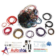 JDMSPEED Wiring Harness 22 Circuit Universal Street Rod w/ Detailed Instructions