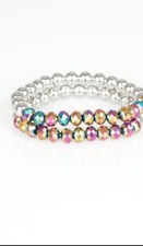 Paparazzi       A Multicolor Stretchy Band Bracelet       