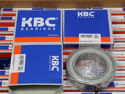KBC NIB 6011-B-2ZZ Bearing Deep Groove Ball Bearing 6011ZZ 30PCS in a box