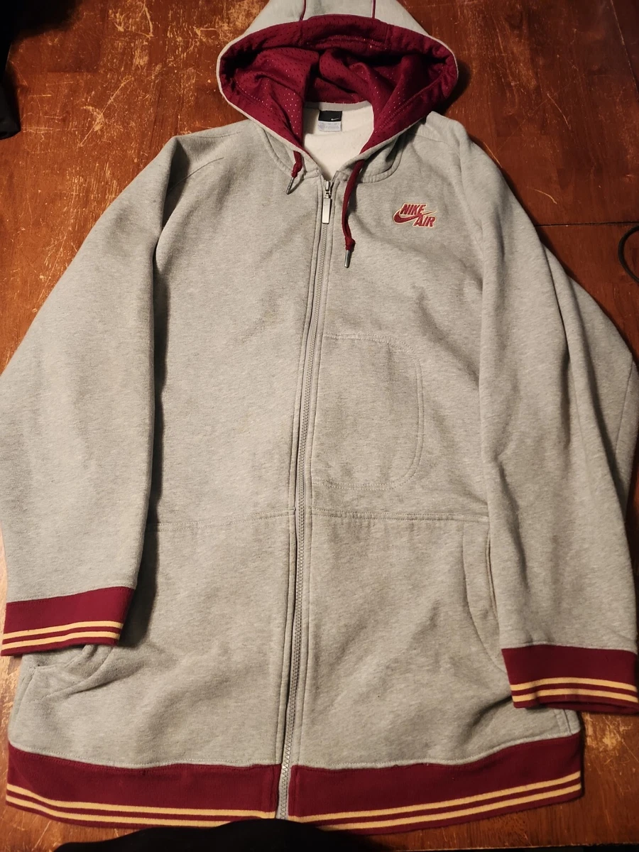 Maroon nike zip up hoodie sale