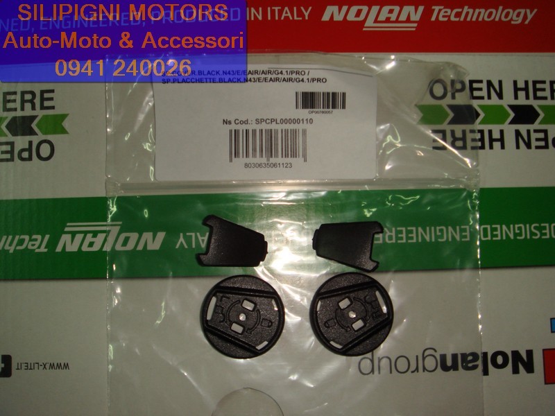 PLACCHETTE VISIERA BLACK PER NOLAN N43E/N43E Air / GREX G4.1/G4.1 PRO/G4.2 / PRO