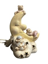 Vintage Moon and Teddy Bear Sleeping Decor