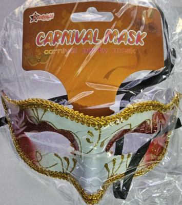 EVERBRIGHT TRADING INC. Carnival Face Mask In Red one Size fit All