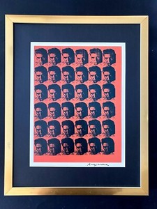 Andy Warhol | Vintage 1984 Elvis Presley Print Signed |Mounted and Framed!$