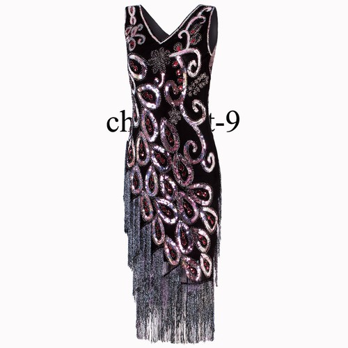 Vestido con aletas 20 Noche Vestidos Vintage Años 50 Estilo Talla Grande | eBay