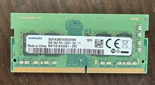 Samsung 8GB 1Rx8 PC4-2400T Laptop Memory Ram DDR4 - Picture 2 of 3