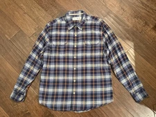 The Normal Brand Men’s Shirt Flannel Plaid Size Large Cotton Fall Autumn