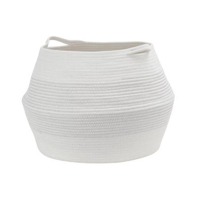 HLD Global XXL Coiled Rope Belly Basket Cream