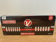 Craftsman V-series 12 Drive Metric 6 Point 13pc Deep Socket Set Cmmt17595v New