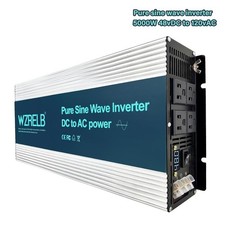 Inverter di potenza onda sinusoidale pura 5000Watt 12V/24V/36V48V DC a 120VAC campeggio camper solare