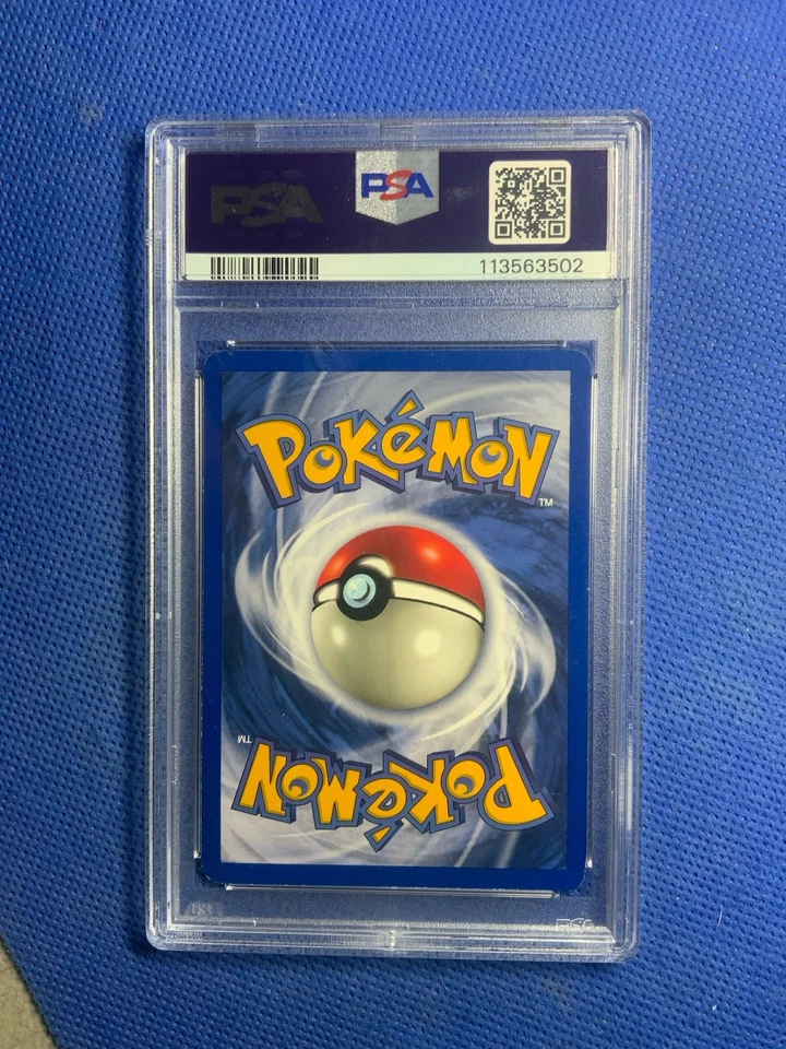 1999 Pokemon Base Set Unlimited #10 Mewtwo Holo Rare PSA 7 - Image 2 of 2