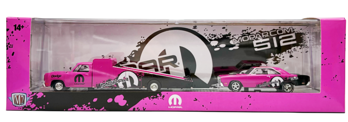 M2 MACHINES HAULERS 1:64 1974 DODGE TRUCK & 1969 DODGE DART