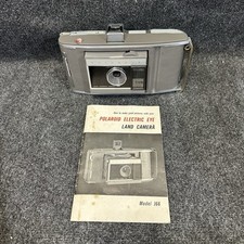 Vintage Polaroid Electric Eye Land Camera Model J66 w/ Manual for Display/Parts