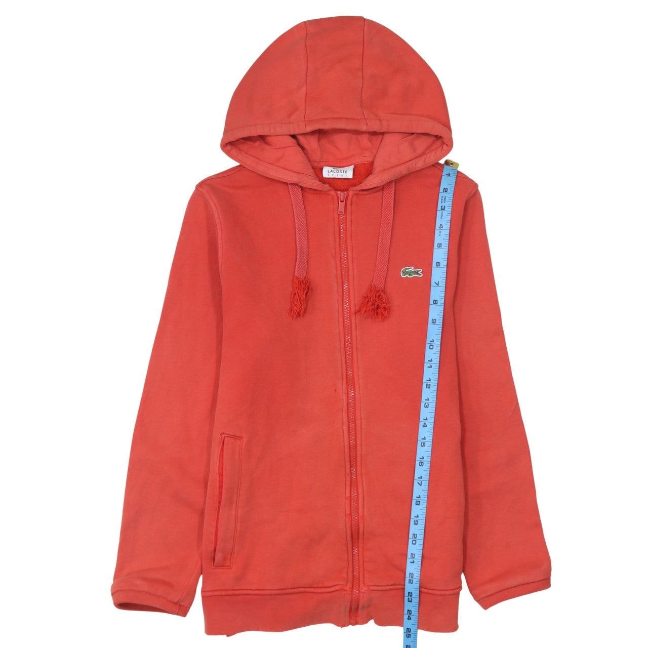 Lacoste Red Hoodie Mens Xs image 6
