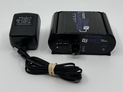 ARTcessories DJ PRE II Phono Preamplifier w/ AC Adapter Tested