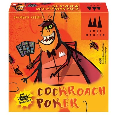 Schmidt | DMS Cockroach Poker English Edition | Card Game | Ages 8+ | 2-6 Pla...