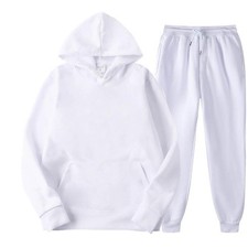 FLEECE Hoodie Sweatpants Set Unisex Jogger Tracksuit Men Women Sportswear
