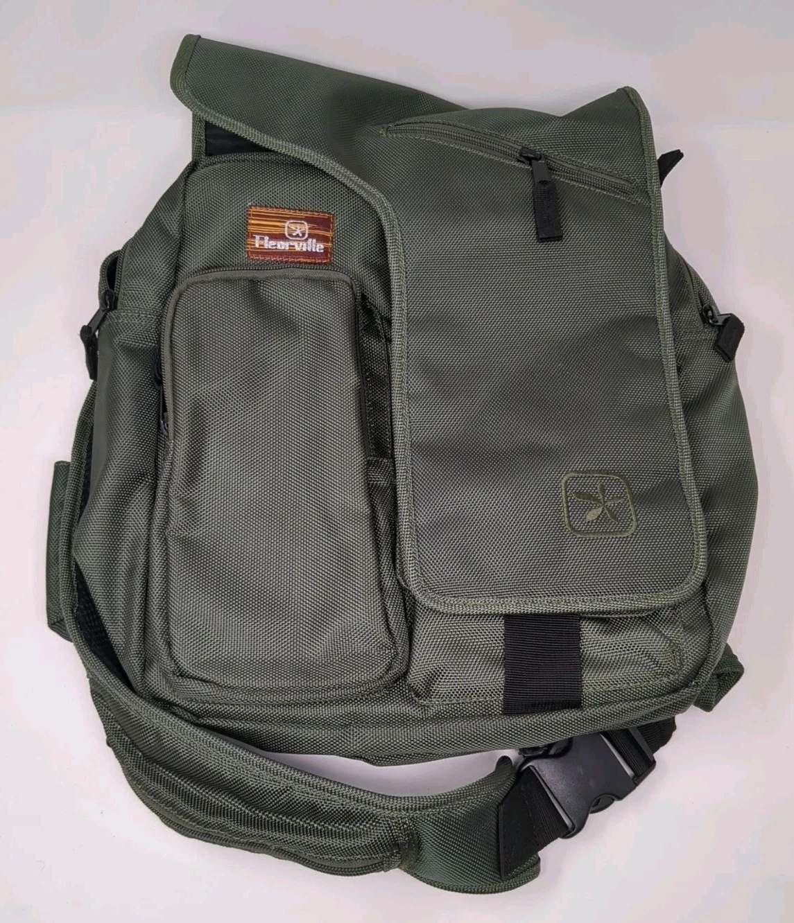 Fleurville DJ Bag Ballistic Baby Expandable Backpack Dad Daypack PVC Teflon Free