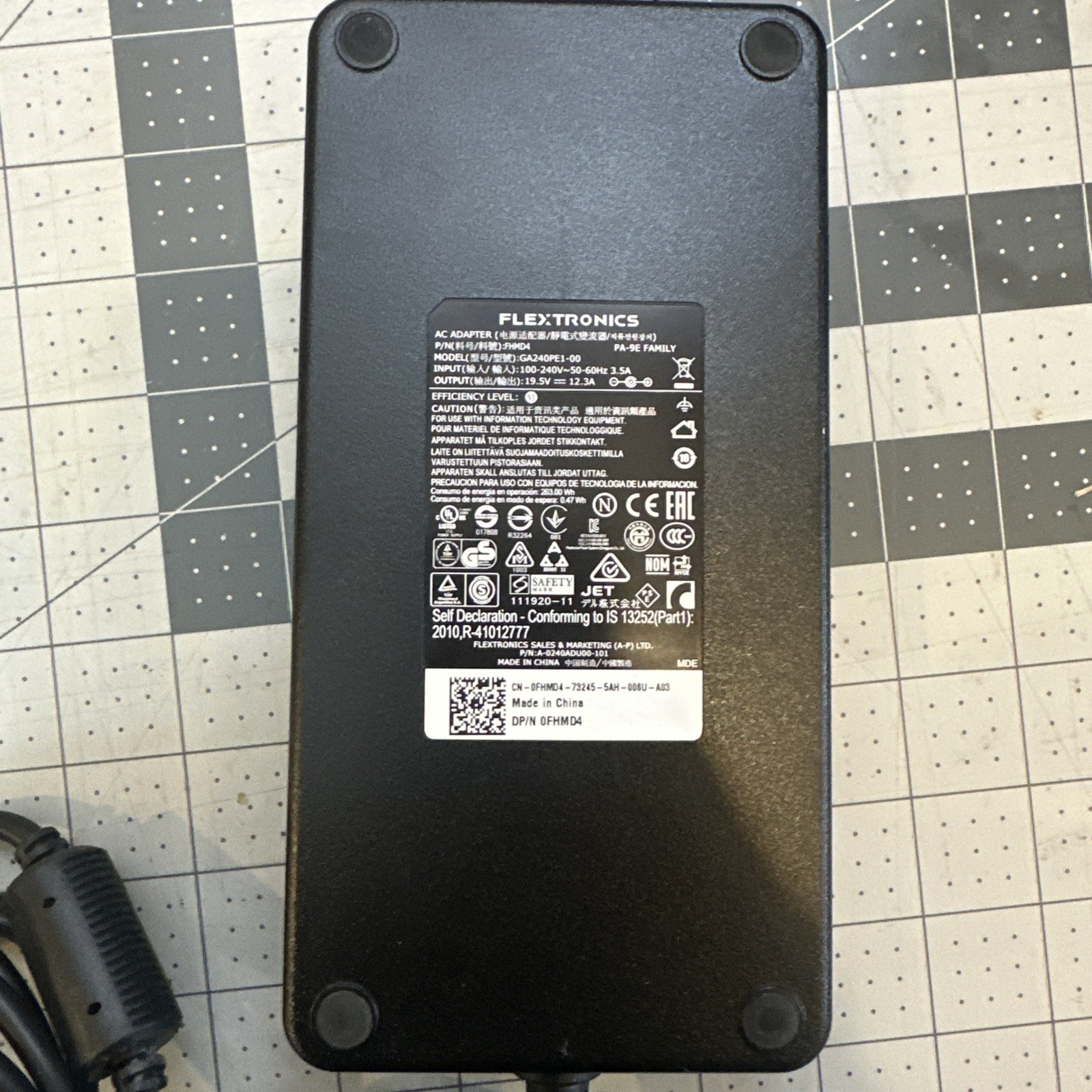 19.5v 12.3a Ga240pe1-00 Genuine Pa-9e