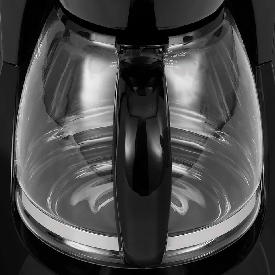 BLACK+DECKER DCM100B 12-Cup Programmable Coffeemaker with Glass Carafe, Black, O - Image 4 of 4