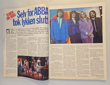Abba / Frida - Very rare Norwegian newspaper 1981  (Full newspaper)