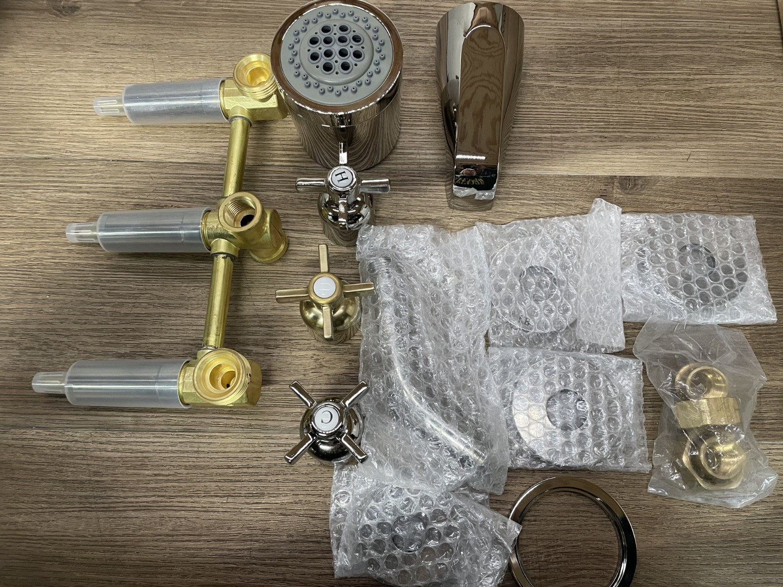 Kingston Brass KBX8136ZX Millennium Tub and Shower Trim Package - PARTS ONLY -
