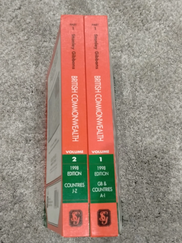 Stanley Gibbons Stamp Catalogue, 1998, British Commonwealth, Volumes 1 And 2 - Image 2 of 2