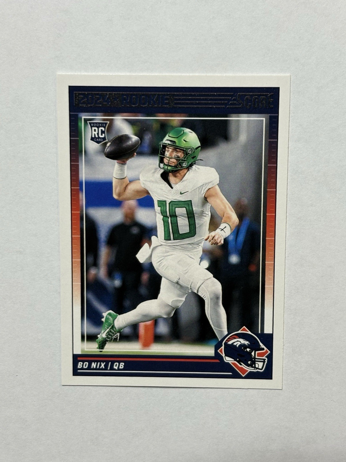 2024 Panini Score - Rookie Bo Nix Broncos #332 (RC)