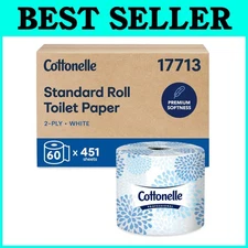 FSC Certified 2-Ply Toilet Paper, 60 Rolls, 27,060 Sheets