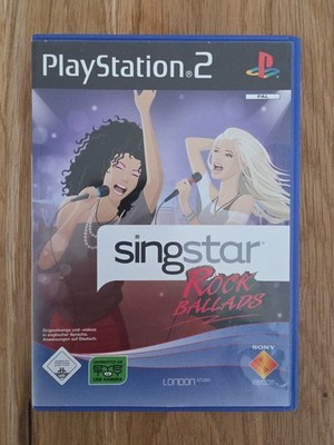 SingStar Rock Ballads   Sony PlayStation 2 PS2  