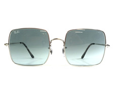 Ray-Ban Sunglasses RB1971 SQUARE 9149/AD Silver with Azure Blue Gradient Lenses