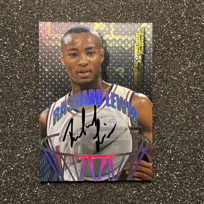 1998 Collectors Edge Impulse RASHARD LEWIS #19 Pro Signatures Authentic AUTO