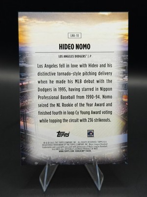 Hideo Nomo 2025 Topps Update Legendary Home Field Advantage SSP